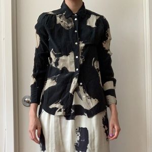 Wray button down top